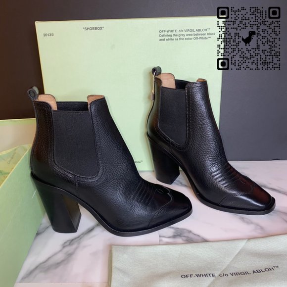 $500 OFF-WHITE High Heel Cowboy Bootie - Picture 6 of 16